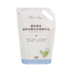 Chic/a/Bon 嬰兒專用植萃抗菌洗衣精補充包, 1個, 2000L