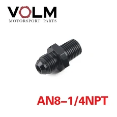 범용 unf jic an to npt 나사 피팅 호스 커넥터 유압 연료 오일 가스 라인 어댑터 12.14., 없음, 12)an10 to 14NPT