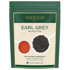 바담 얼그레이 차 잎차 170+잔 (340g) 시트러스 향 VAHDAM Earl Grey Tea Loose Leaf 170+ Cups (340g/12oz) Citrusy & D, 얼그레이 티