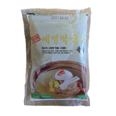 봉평메밀막국수 육수, 4개, 350g
