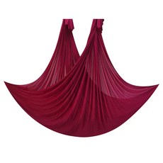 플라잉요가 설치 가정용 집에서 플라잉 홈트 해먹 스트레칭, D. 버건디 7m 새틴