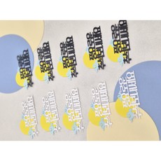 풍요로운 추석보내세요 미니픽set(1set5ea), 5개, 화이트