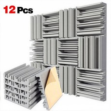 접착식 흡음재 현관문 셋트 50T 300*300 차음재 아파트 셀프인테 6장세트 12장세트, 12개, 그레이