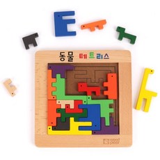 4살유아 기린 코끼리 공룡 원목 퍼즐 맞추기 장난감 소근육발달 언어상호적용 감성, 1개