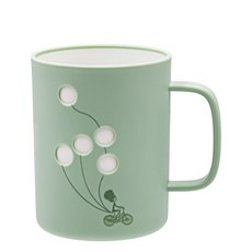 卡通兒童漱口杯 家用加厚洗漱杯 簡約牙刷杯, 1個, 綠色