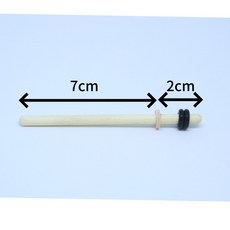 이에스이엔피 우드 타공판 전용 목다보(지름 5mm), 1개, 고리 A형_지름5mm (길이 : 9cm)