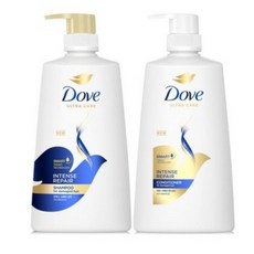 도브 인텐스 리페어 샴푸 680ml + 컨디셔너 660ml 세트, 1세트