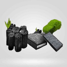 국산 에어컨 냄새 히터 차량용 자동차 헤파필터 국내산 숯 알갱이 더 뉴 싼타페 20.07~, 1개