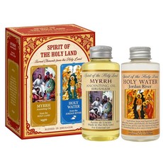 아마존평점4.5+ 미국출고 137896 Myrrh 요르단 강 성지 선물 세트 예루살렘에서 축복받은 성서 성경 기도용 기독교 종교 선물 남성 및 여성용 기도 카드 포함, 아마존평점4.5+ 미국출고 137896 Myrrh 요르