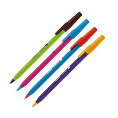모나미 153스틱 비비드 볼펜 0.7mm 청색 12개입, 색상