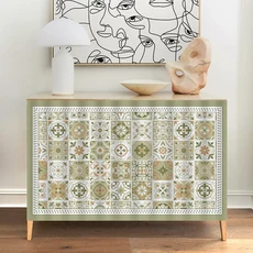 레트로 기하학 주방 캐비닛 커튼 방진 찬장 옷장 커튼 침실 책장 짧은 커튼 하프 커튼