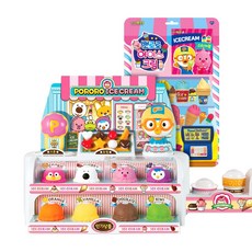 뽀로로 아이스크림 가게 + 아이스크림 미니 토이북 세트, 1세트, 뽀로로 아이스크림 가게 + 미니 토이북