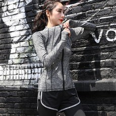 新款運動服女長袖上衣瑜伽服運動外套