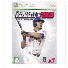 XBOX360 메이저리그 베이스볼 2K8 중고 정식발매 A급 엑스박스