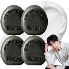 먼프리 대용량 어성초 흡착 클랜징팩 모공비누 남배우 Pick 티트리 포레스트향, 4개입, 125g