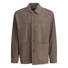 빈스 버튼다운 패치 포켓 재킷