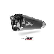 MIVV DELTA RACE KYMCO AK 550 黑色 不鏽鋼 全段 排氣管 碳纖維 尾蓋, 1個, 原版