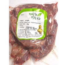 청림 오리 목뼈 1kg 해장국집/오리백숙용/뷔페, 1개