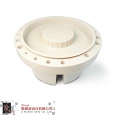 圓形筆洗桶，穩固耐用易清洗，畫筆清潔調色多功能，畫室戶外寫生適用