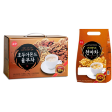 고향콘푸레이크천마차+고향호두아몬드율무차, 18g, 40개입, 1세트