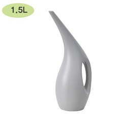 모닝셀러 모던 곡선 긴 입 물조리개 1.5L, 2개, 그레이