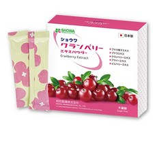 日本昭和 蔓越莓複方濃萃粉 (14入/盒) 無糖, 14個, 1份