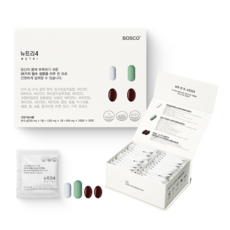 보스코 뉴트리4 멀티비타민 밀크씨슬 코큐텐 루테인 오메가3 올인원 한팩 종합영양제, 1박스