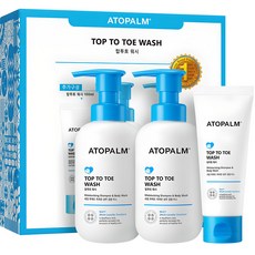 ATOPALM 愛多康 孩童洗髮沐浴乳 300ml 2入+100ml, 1組