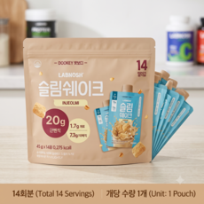 랩노쉬 슬림쉐이크 인절미 단백질 프로틴 식사대용 쉐이크, 1개