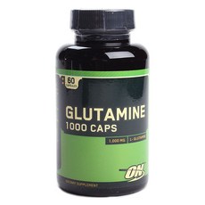 OPTIMUM NUTRITION 谷氨酰胺補充膠囊 1000mg 1000錠, 60顆, 1罐