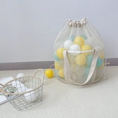 Baby童衣 兒童玩具收納袋 網狀束口袋 大容量玩具整理桶 沙灘玩具提袋