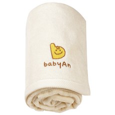 베이비앙 국내산 무형광 천기저귀&가제손수건&40수 아기목욕타올(오후5시이전 주문건 다음날도착), 39_오가닉 스마일 목욕타올, 1개