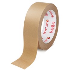 아뜰라임 크라프트 찢어쓰는 종이 박스 테이프 24mm x 50m, 1개
