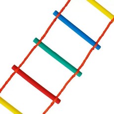 어린이집 줄사다리 타기 야외 실내용 등반 나무 미니 밧줄, C. 1.5m(30cm 간격), 1개
