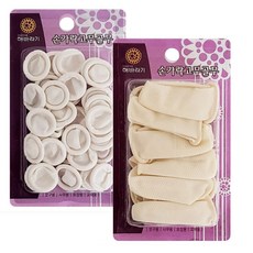 해바라기 손가락 고무골무 손가락고무골무 롤A 엠보싱 보호 밴드, 1개