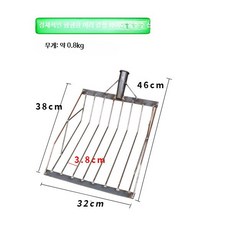 전강 대형 옥수수 수확용 체삽 땅콩 선별 눈삽 겸용 철제 삽, 1_강철평평한옥수수삽, 1개