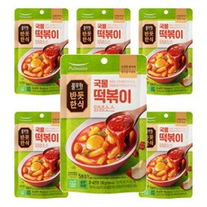 풀무원 [반듯한식] 국물떡볶이 양념소스 (실온) 150g 6개
