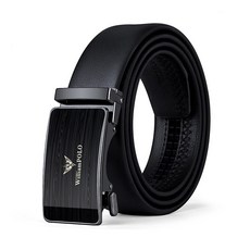 【奧特萊斯】英皇保羅皮帶男真皮2024新款自動扣純牛皮腰帶男品牌褲帶