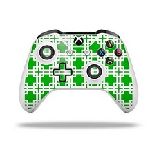 XBOX One SX 컨트롤러와 호환되는 WraptorSkinz 데칼 비닐 스킨 랩 - 박스형 녹색컨트롤러 미포함, XBOX One SX 컨트롤러와 호환되는 Wraptor