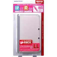 3DSLL용 본체 커버 「소프트 크리스탈 쉘 3DLL(클리어 화이트)」