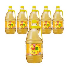 오뚜기 2배 양조식초 1.8L 6개