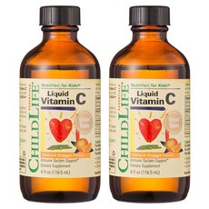 CHILDLIFE 液態維他命C 柳橙風味, 2瓶, 118.5ml