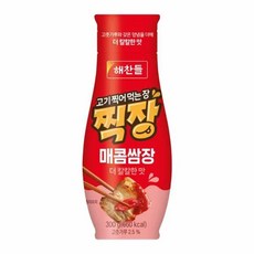 해찬들 찍장 매콤쌈장 튜브형, 300g, 1개