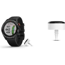가민 어프로치 S62 번들 프리미엄 골프 GPS 시계CT10 클럽 추적 센서 3개 포함 블랙 앤 CT10 스타터 키트 자동 시스템, 골프 GPS 가민 어프로치 S62 번들 프리미엄 시계, 1개