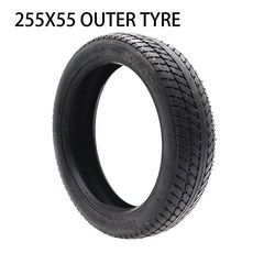 255x55 외부 타이어 내부 튜브 세발 자전거 접이식 카트 전기 스쿠터 255 55 휠 타이어, outer ty, 1개