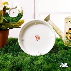 SW 원화분받침 2호 14.5x2.2cm 화분받침대 화분물받침, 블랙