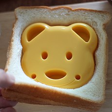 노랑베어 샌드위치 식빵틀 샌드메이트 만들기 도시락 꾸미기, 1개