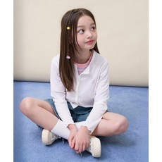 빈폴 키즈 BEANPOLEKIDS1 여아 핫썸머 차르르 골지 카디건 아이보리 (BI6241G030)