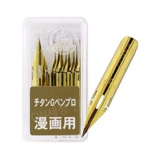 제브라 ZEBRA 만화용 코믹 펜 촉 팁 티타늄 G펜 프로 10pcs PG-7B-C-K