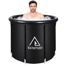 STARBRILLIANT 운동 선수를 위한 얼음 욕조 냉수 치료 및 회복을 펌프 포함 실내 실외 체육관 블랙111041, STARBRILLIANT 운동 선수를 위한 얼음 욕조,